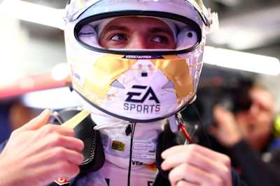 Max Verstappen prepares to drive in the Sprint Race at the F1 Grand Prix of Qatar at Lusail International Circuit on November 30, 2024. 