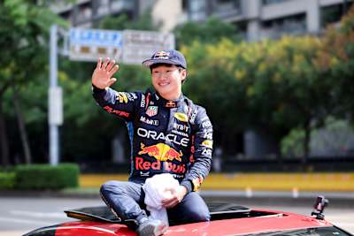 ファンの間で人気が高い角田裕毅