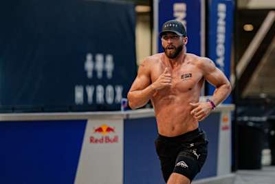 Alexander Roncevic tampil di Kejuaraan Dunia Hyrox di Nice, Prancis, pada 7 Juni 2024. 