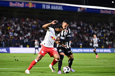 Loïs Openda plays for RB Leipzig against Santos FC on May 28, 2025. 