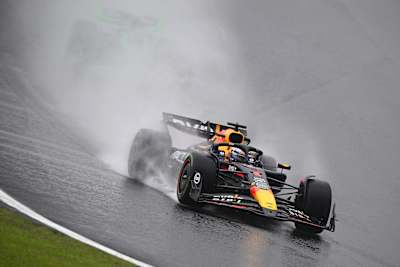 Max Verstappen of the Netherlands driving the (1) Oracle Red Bull Racing RB20 on track during the F1 Grand Prix of Brazil at Autodromo Jose Carlos Pace on November 03, 2024 