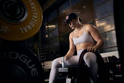 Laura Horváth vista durante un entrenamiento en Budapest, Hungría, el 21 de diciembre de 2024.