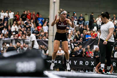 Ida Mathilde Steensgaard competes in Women’s Elite 15 at Red Bull Hyrox Chicago, USA.