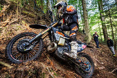 Graham Jarvis în ziua 2 de off-road la Red Bull Romaniacs 2025
