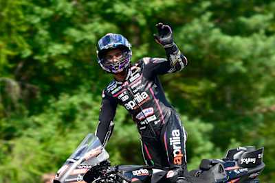Jorge Martín at MotoGP World Championship Stop 12 on July 20, 2025 in Brno, Czech Republic. 
