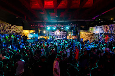 Party-goers let loose on the dancefloor at the After Party for the Red Bull BC One Last Chance Cypher.