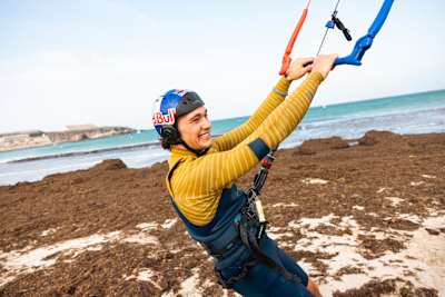The Italian kitesurfer is feeling strong and in shape, ready to take his next title in October