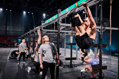 Jonne Koski competes during the World Fitness Project Finals 2025 in Copenhagen, Denmark on 18th December 2025. 