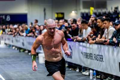 James Kelly seen during the Elite 15 at the Hyrox Major in Hong Kong on November 22, 2024.