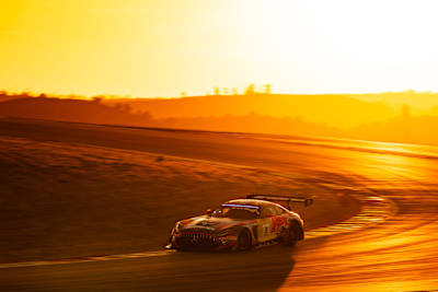 Max Verstappen drives at the GT World Challenge Europe Season Finale in Portimão, Portugal.