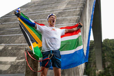 Thomas van Tonder seen during the Red Bull Bridge Bars at Bloukrans Bridge in South Africa on October 26, 2026.