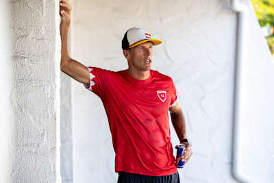 David Plese is seen before the 2019 Ironman World Championships in Kailua-Kona, Hawaii, on October 9, 2019.