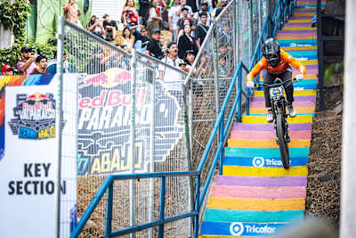 Douglas Vieira performs during the Red Bull Valparaiso, in Valparaiso, Chile, March 2, 2025. 