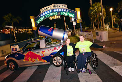 Participants at Wings for Life World Run in Santa Monica, CA, USA on May 4, 2025.   