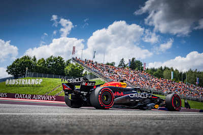 ax Verstappen of Oracle Red Bull Racing races during the FIA Formula One World Championship at the Red Bull Ring in Spielberg, Austria. 