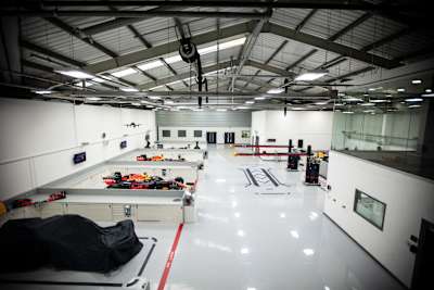 Fábrica de Red Bull Racing en Milton Keynes, Reino Unido, 2020 