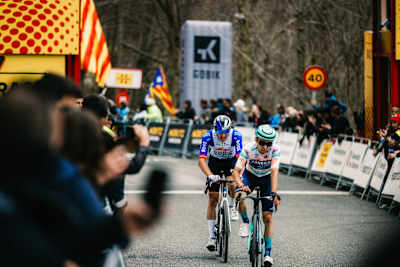 Florian Lipowitz of Red Bull – BORA – hansgrohe during Stage 6 (Berga – Queralt) of 105th Volta a Catalunya in Spain on Mar 28, 2026.