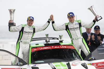 He won the WRC2 title alongside Pontus Tidemand