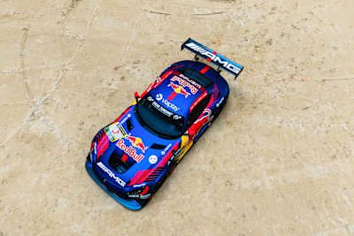 The Mercedes was unveiled at the bottom of a cooling tower in Meppen, Germany on March 5, 2026.