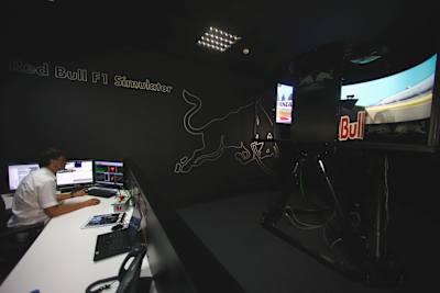 General view of the Red Bull Racing simulator at the team factory in Milton Keynes after the Turkish Grand Prix on 3 June, 2010 in Milton Keynes, United Kingdom. 