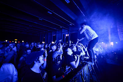 Blackout Problems performing on the Red Bull Stage at the FM4 Frequency Festival in Sankt Poelten, Austria. 