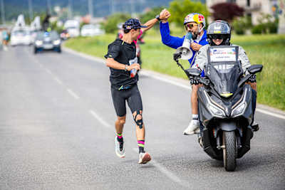 Luka Kovačič na teku Wings for Life World Run Ljubljana 2026