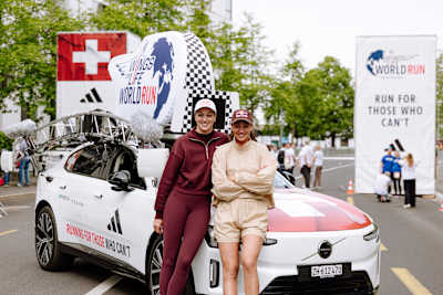 Les pilotes de la catcher car : Anouk et Zoé Vergé Dépré