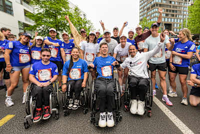 Les athlètes lors de la Wings for Life World Run 