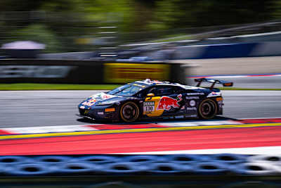 Luca Engstler im ABT Lamborghini bei der DTM 2026 am Red Bull Ring.