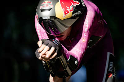 Wout van Aert en Albanie pour le Giro d'Italia 2025.