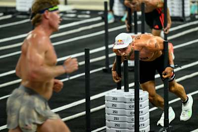 Alexander Rončević competing during the HYROX World Championship in Stockholm, Sweden on June 19, 2026.