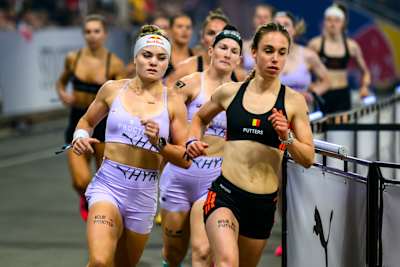 Lucy Procter competing during the HYROX World Championship in Stockholm, Sweden on June 19, 2026.