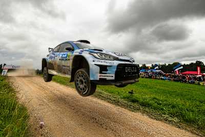 Teemu Suninen moved into second on the Wolf Power Stage