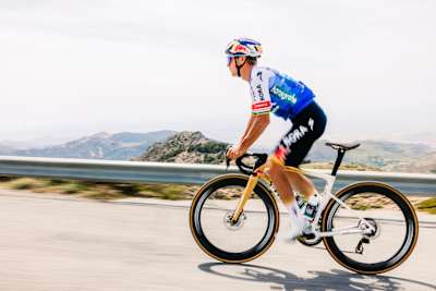 Remco Evenepoel of Red Bull – BORA – hansgrohe during the Tour de France jersey photoshoot in Sierra Nevada, Spain, on May 24, 2026.