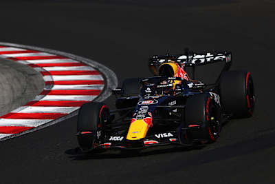 Max Verstappen races his RB22 Red Bull Ford Powertrains during the F1 Grand Prix of Hungary at Hungaroring on July 26, 2026 in Budapest, Hungary.