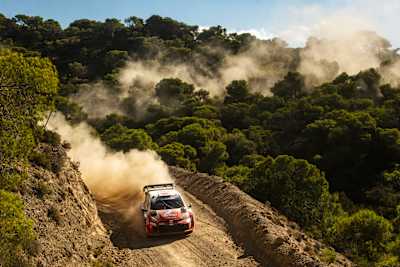 Takamoto Katsuta in action last month in Greece