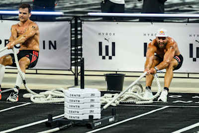Alexander Rončević competes in the HYROX World Championship in Stockholm, Sweden, on 19 June 2026.
