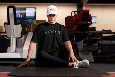 Laura Horvath trains during her visit to the Athlete Performance Center APC in Salzburg, Austria on June 12, 2024.   