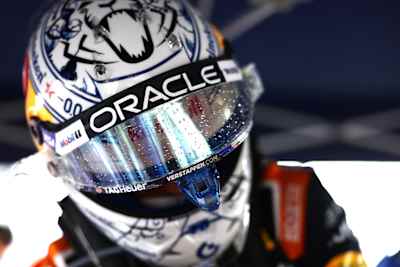 Max Verstappen prepares to drive on the grid prior to the F1 Grand Prix of Netherlands at Circuit Zandvoort on August 23, 2026 in Zandvoort, Netherlands.