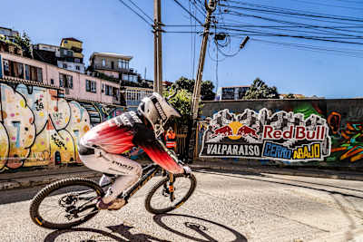 Roger Vieira at Red Bull Cerro Abajo in Valparaiso, Chile on February 15, 2026.