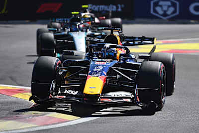 Max Verstappen of the Netherlands driving the (3) Oracle Red Bull Racing RB22 Red Bull Ford Powertrains on track during the F1 Grand Prix of Spain at Madring on September 13, 2026 in Madrid, Spain.