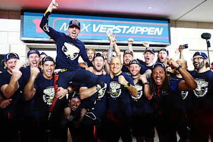 Max Verstappen of Oracle Red Bull Racing at the Qatar Grand Prix on October 8, 2023.
