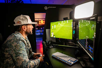 Sean Garnier seen at EA SPORTS FC 26 Launch Event in London, United Kingdom on September 17th, 2025.
