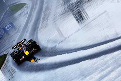 Max Verstappen of the Netherlands driving the (1) Oracle Red Bull Racing RB20 on track during the F1 Grand Prix of Canada at Circuit Gilles Villeneuve on June 09, 2024 in Montreal, Quebec.