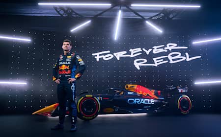 Max Verstappen poses for a portrait during Red Bull Racing 2024 Season Launch RB20 in London, UK on January 30, 2024 