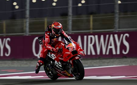 Augusto Fernandez beim MotoGP Test für die Saison 2024 in Katar.