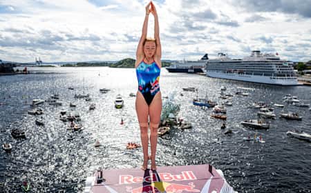 Cliff Diver Molly Carlson coach Stéphane Lapointe interview