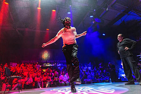 Sidney performing at Red Bull Dance Your Style Germany Final in Berlin, Germany on September 14, 2021.  