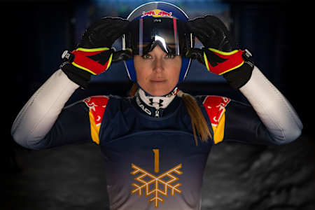 Lindsey Vonn of the United States seen in Kitzbuehel, Austria on January 16, 2023. 
