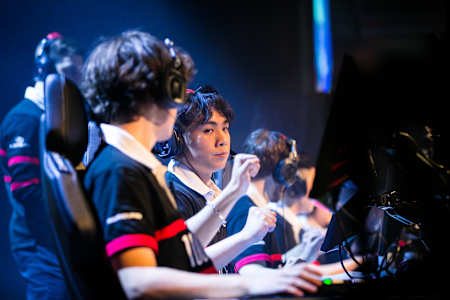 100 Thieves compete at Red Bull Home Ground 2022 in Manchester, UK.